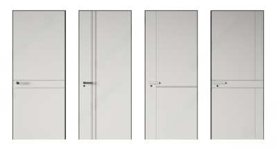 现代极简门3D模型下载